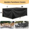AOFOAE Waterproof Outdoor Furniture Cover 350 x 170 x 75 cm, Black view 2