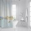 MOKOSAISE Serene Rural Scene Fabric Shower Curtain, Saint Mammes Classic Art Print, River View, Farmhouse Decor, W120 x 180 cm view 3
