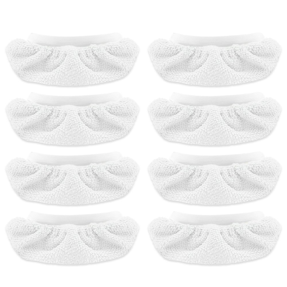 WOKEEPOW 8 Universal Microfiber Cloths for Handheld Steam Cleaners