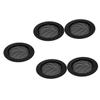 SHINEOFI 5-Pack Black Stainless Steel Sink Strainers view 1