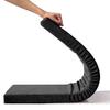 AQIGR 5 cm Thick Garden Bench Cushion, Washable Removable Non-Slip Seat Pad, Black, 130 x 35 cm view 1
