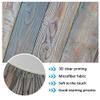 Chickwin Oval Waterproof Tablecloth with Elastic Edge, Striped Wood, 122 x 173 cm view 4