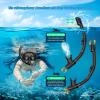 HH HHAO SPORT Adult Snorkel Set with Fins and Dry-Top Snorkel view 4