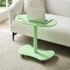 DZZTHSH Snack Side Table with Wheels, Wooden Accent Table, Mobile Desk and Nightstand view 1