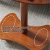 DZZTHSH Snack Side Table with Wheels, Wooden Accent Table, Mobile Desk and Nightstand view 3