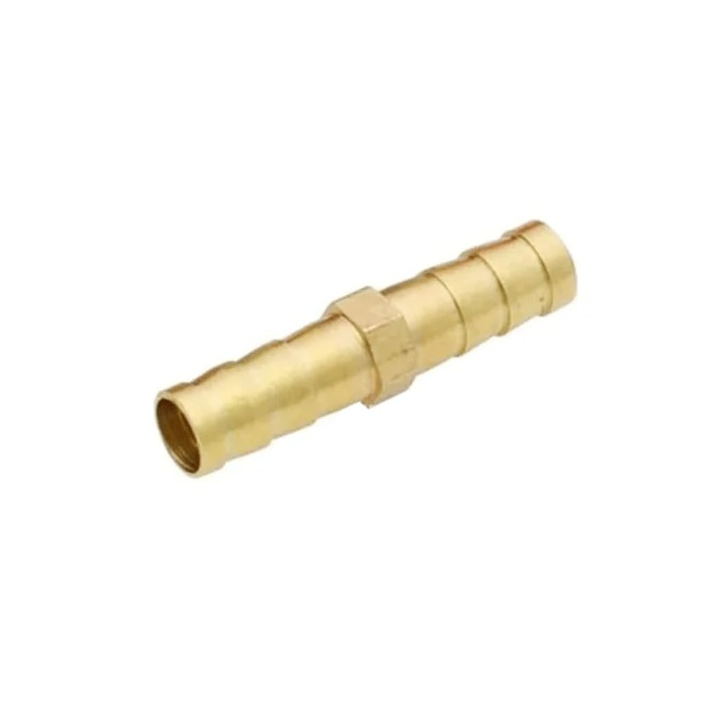 JOSUR Brass 2-Way Reducer for Straight Barbed Hose Connections, 8 mm–19 mm