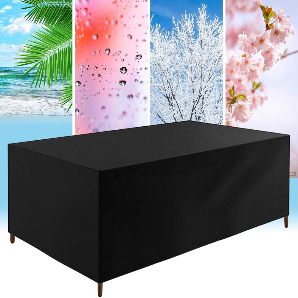 CFRJDJ 130 x 80 x 63 cm Outdoor Furniture Cover, 420D Oxford Fabric