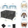 CFRJDJ 130 x 80 x 63 cm Outdoor Furniture Cover, 420D Oxford Fabric view 2