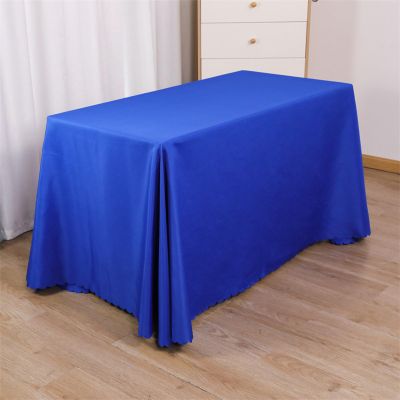 PHLCF Blue Polyester Tablecloth, 140 x 140 cm