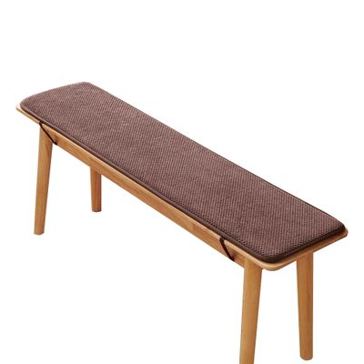 XIEMINLE Seat Cushion for 2- or 3-Seater Bench, 150 x 40 x 1.5 cm, Coffee