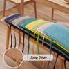 XIEMINLE Seat Cushion for 2- or 3-Seater Bench, 150 x 40 x 1.5 cm, Coffee view 4