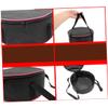 TOYANDONA 2-Piece Pot Storage and Picnic Grill Carrying Bags, Black view 3
