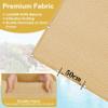 Shade Sail 120 x 900 cm, 98% UV Protection, Tear-Resistant, Breathable, Sand Yellow view 4