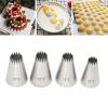 WWPMNQD Stainless Steel Cream Flower Cupcake Piping Tips, 5FT/7FT/8FT/9FT (7FT, 4-Piece) view 2