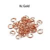 Jump Rings, Split Rings, 300-Piece Multicolor Open Jump Rings, 6/8/10 mm, Jewelry Connectors (KC Gold, 8 mm) view 2