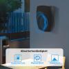 PNWCZ 6.5-Inch Outdoor Waterproof Wall-Mount Speakers, Bluetooth 5.3, Wired Active Speakers, Weatherproof Design, Compatible with Home Theater, Patio, and Garden, Black Pair view 4