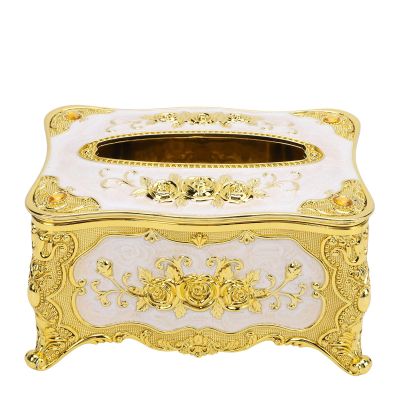 Restokki Rose Pattern Tissue Box Holder