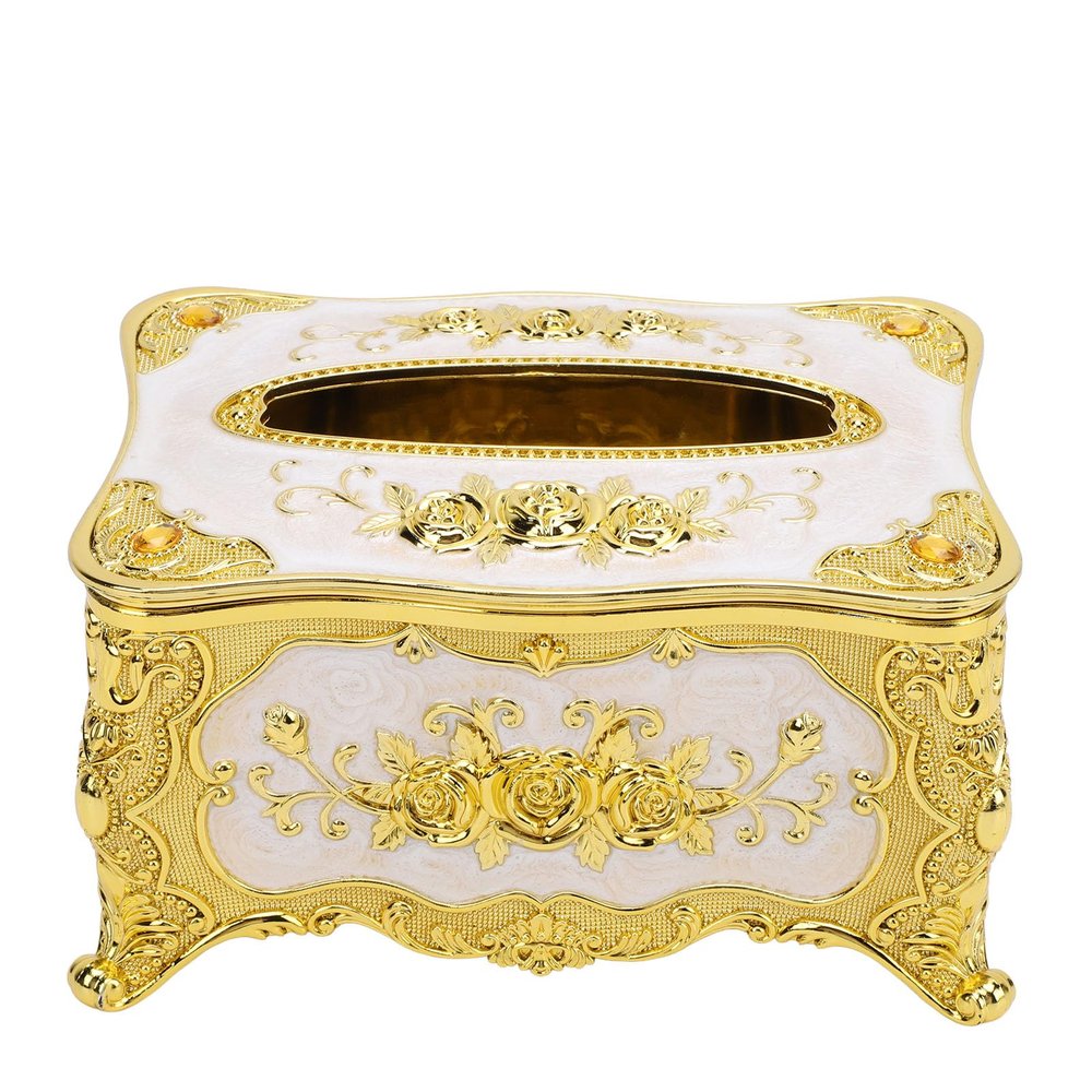 Restokki Rose Pattern Tissue Box Holder