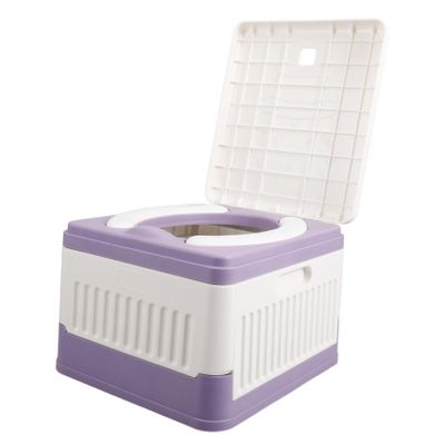 Vaguelly Folding Camping Toilet, Portable Toilet for Car and Travel
