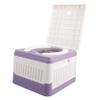 Vaguelly Folding Camping Toilet, Portable Toilet for Car and Travel view 1