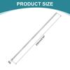 sourcing map Fully Threaded Rod, M5 x 250 mm, 201 Stainless Steel, Right-Hand Thread, with Nuts and Flat Washers, 4 Pieces view 2