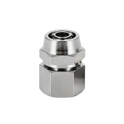 HBGNZU PCF 4/6/8/10–16 mm OD Tube × M14/M20 BSP Female Brass Twist-Lock Fitting Quick Pneumatic Air Plug (10 mm, 1/2 in)