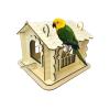 Wren Nesting Box, Safe Wooden Birdhouse for Garden, Tree, Balcony, Patio, Park and Landscape view 1
