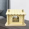 Wren Nesting Box, Safe Wooden Birdhouse for Garden, Tree, Balcony, Patio, Park and Landscape view 3