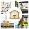 Wren Nesting Box, Safe Wooden Birdhouse for Garden, Tree, Balcony, Patio, Park and Landscape view 4