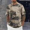 EMATOP Men's Cotton Tie-Dye T-Shirt, Short Sleeve Crew Neck view 2