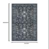 KILOCOCO Hallway Runner, Washable, Non-Slip, Navy Blue view 2