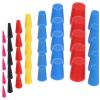 VALICLUD Silicone Rubber Stoppers, Tapered Closure Plugs for Industry, Household, and Laboratory Use view 1