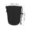 GALPADA Neoprene Camera Lens Bags, 2-Pack, Black with Hooks view 2