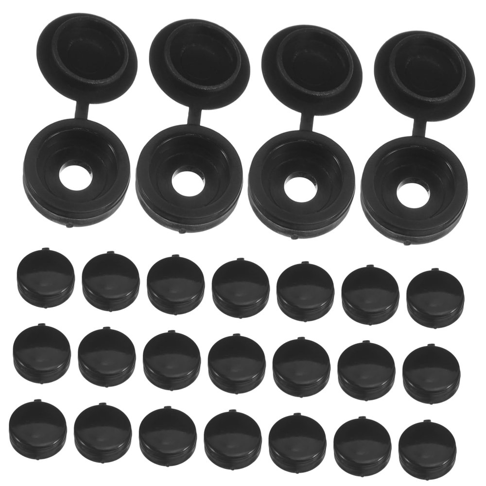 AUTSUPPL 400-Piece Thick Plastic Screw Caps for Furniture