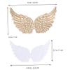 Miniature Angel Wings, 24-Piece Fabric Set for DIY Décor view 2