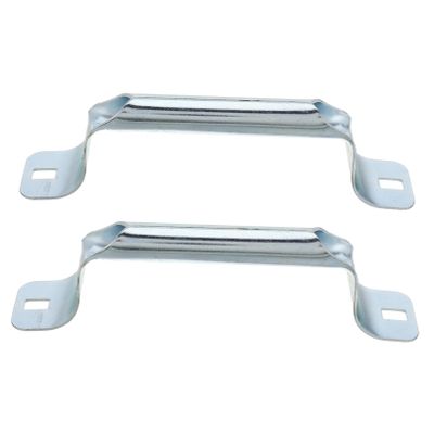 2-Piece Metal Garage Door Handle Set, Iron and Zinc Alloy Roller Handles
