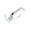 2-Piece Metal Garage Door Handle Set, Iron and Zinc Alloy Roller Handles view 2