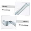 2-Piece Metal Garage Door Handle Set, Iron and Zinc Alloy Roller Handles view 3
