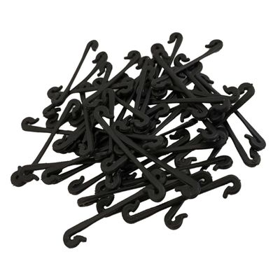 Abaodam PP Plant Ties, 50 Pieces, Black, for Grapevines