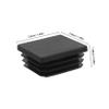 20 Black Plastic Plugs for Square Tubes view 2