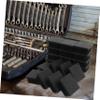 20 Black Plastic Plugs for Square Tubes view 4