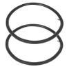 2 Pcs 29-Inch Mountain Bike Inner Tubes, Rubber and Metal, Black view 1