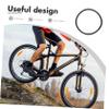 2 Pcs 29-Inch Mountain Bike Inner Tubes, Rubber and Metal, Black view 4