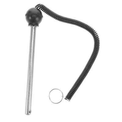 NULYLU Spring-Loaded Steel Weight Stack Pin for Fitness Equipment with Aluminum Alloy Replacement Bolt, M10 Screw and Rope Design