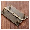 2 Antique Copper-Tone Mini Hinges, 35 x 23 mm view 4