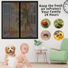 Fly Screen for Windows 50 x 60 cm, Insect Protection with Frame, No Drilling, for Indoor and Outdoor Use, White view 3