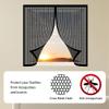 Magnetic Insect Screen for Windows, 85 x 95 cm, Gray view 4