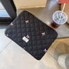 TIAASTAP Puffy Laptop Sleeve with Bow Pattern for MacBook Air, iPad & 11–15.6-Inch Laptops view 2