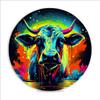 CHTXD Gaming Mouse Pad, Psychedelic Buffalo, Round 30 x 30 cm view 1