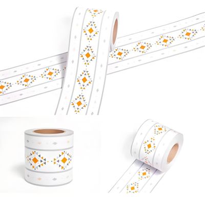 Dostear Self-Adhesive Wallpaper Border, 222d Tile Sticker, K16, 12 cm x 1000 cm